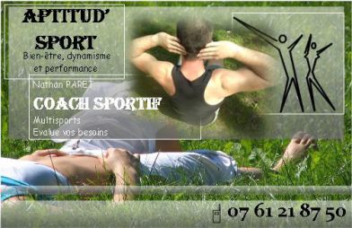 Aptitud&lsquo;Sport - Nathan PARET coach sportif Montluçon